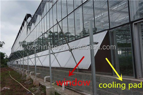 Водопарительная охлаждающая подушка для куриной фермы горячее погружение оцинкованная стальная алюминиевая рама
