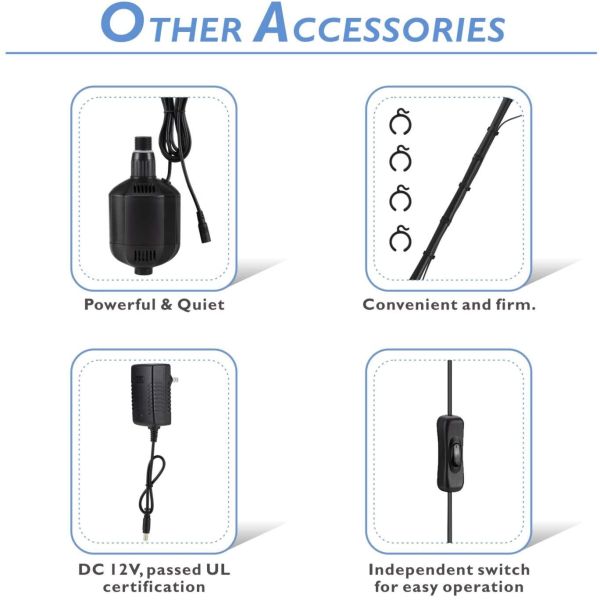 5 In 1 396GPH  12V Aquarium Gravel Cleaner