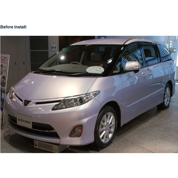 TOYOTA Estima auto front fog light LED DRL daytime driving lights upgrade