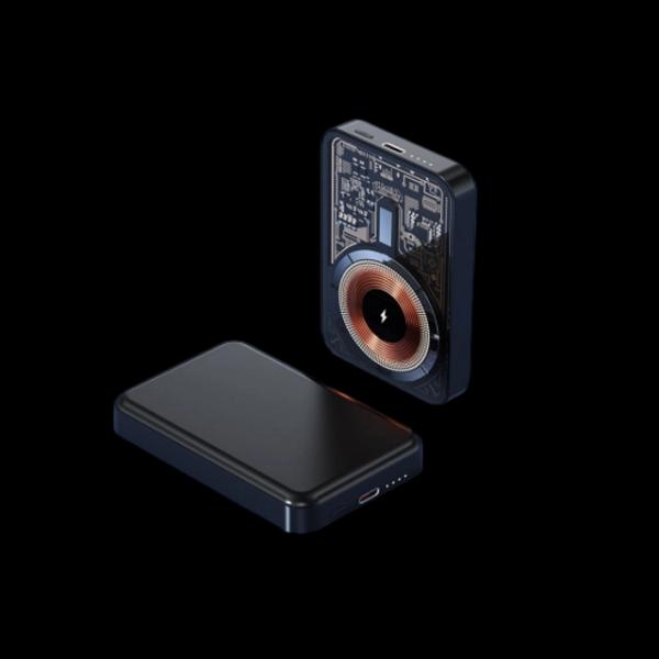 10000mAh Magnetic Wireless Power Bank, 22.5W PD + 15W Qi Fast Charge, 3 Colors