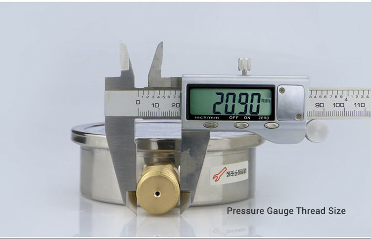 Manufacturers Sales 100mm 60bar/Psi Bourdon Tube Glycerin Filled Oil Pressure Gauge