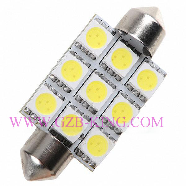 5050 9SMD/42MM Car LED Reading Light