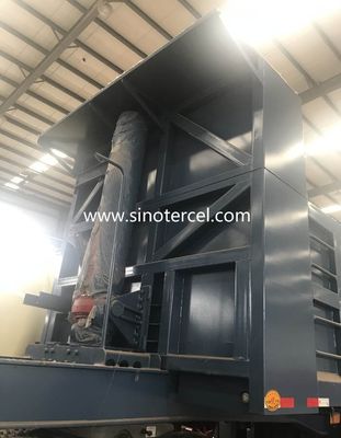 Length 7500mm 3 Axle Tipper Semi Trailer Truck Tipping Trailers Yellow