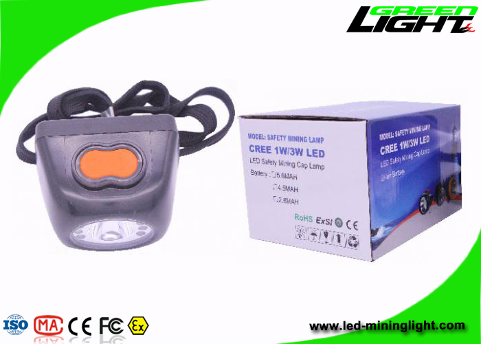 8000lux High Brightness Miners Cap Lamps Cordless Lightweight PC Body Digital Display