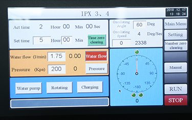 chambre d'essai de jet d'eau de la preuve 800L 1200L d'égouttement de 400mm