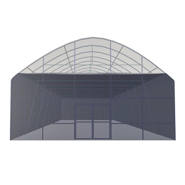 Light Deprivation Plastic Covered Blackout Greenhouse For USA With 4-5.5 Meter Roof Height
