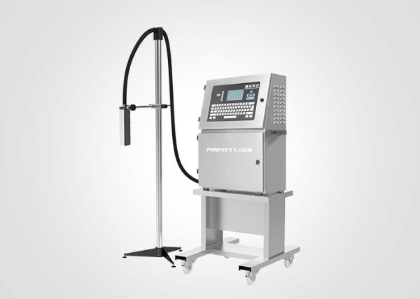White Industrial  Continuous Inkjet Printer With One Touch Start Stop Operation