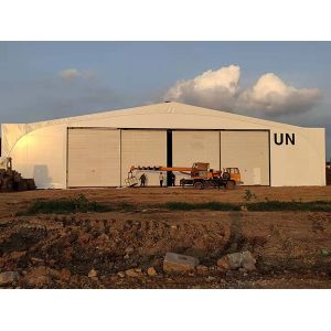 Customized Steel Structure Hangar For Specific Wind Pressure / Airplane Hangars