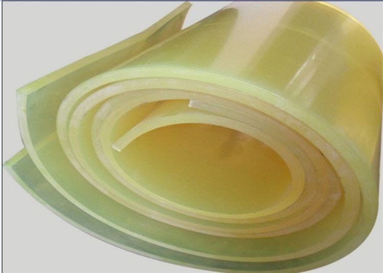 Ширина 100% листа 500mm ~1000mm Pu полиуретана Polyether сини резиновая
