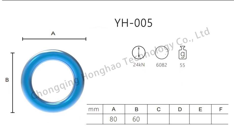 Small Round Ring Aluminum Alloy Aerial Yoga Hammock for Indoor and Outdoor Training