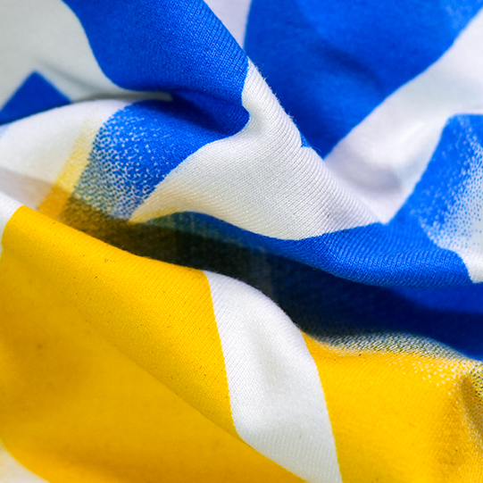 Organic Custom Printed Fabric Stain Resistant Quick Dry For Clothing