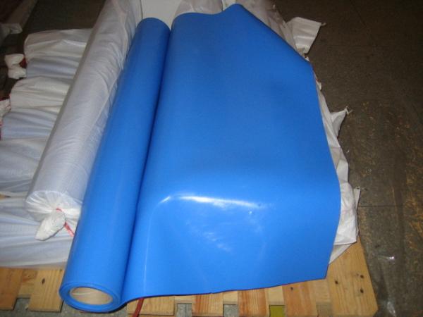 Hoja de goma de silicona de alta temperatura de 1m-2m para bolsas de laminado de vidrio de seguridad