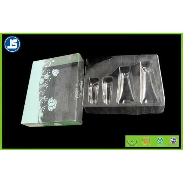 Makeup Box Stylish Professional Clear Acrylic Cosmetics Case , Cosmetic Sample Packaging