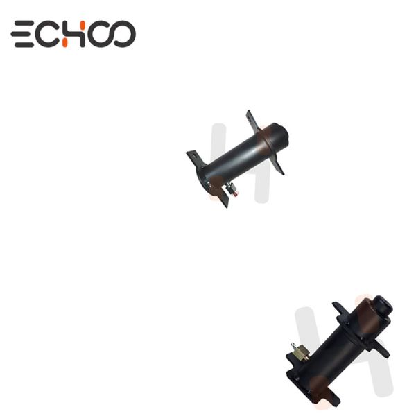 En el caso CX17B ZTS, los componentes del carro de las miniexcavadoras de cilindro