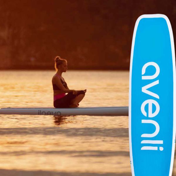 Alansma 335x81x15cm Inflatable Yoga Board Water Stand Up Paddle Surf Board