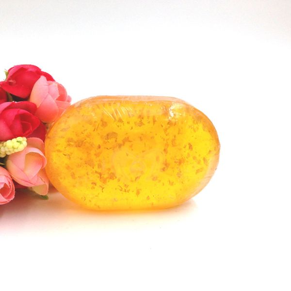 Золота мыла 24К кокосового масла забеливать стороны органического Хандмаде естественный очищая