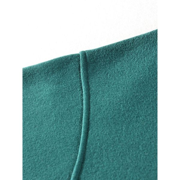 На заказ длинные рукава цветная одежда органическая вышивка мужской пуловер с круглым шеей