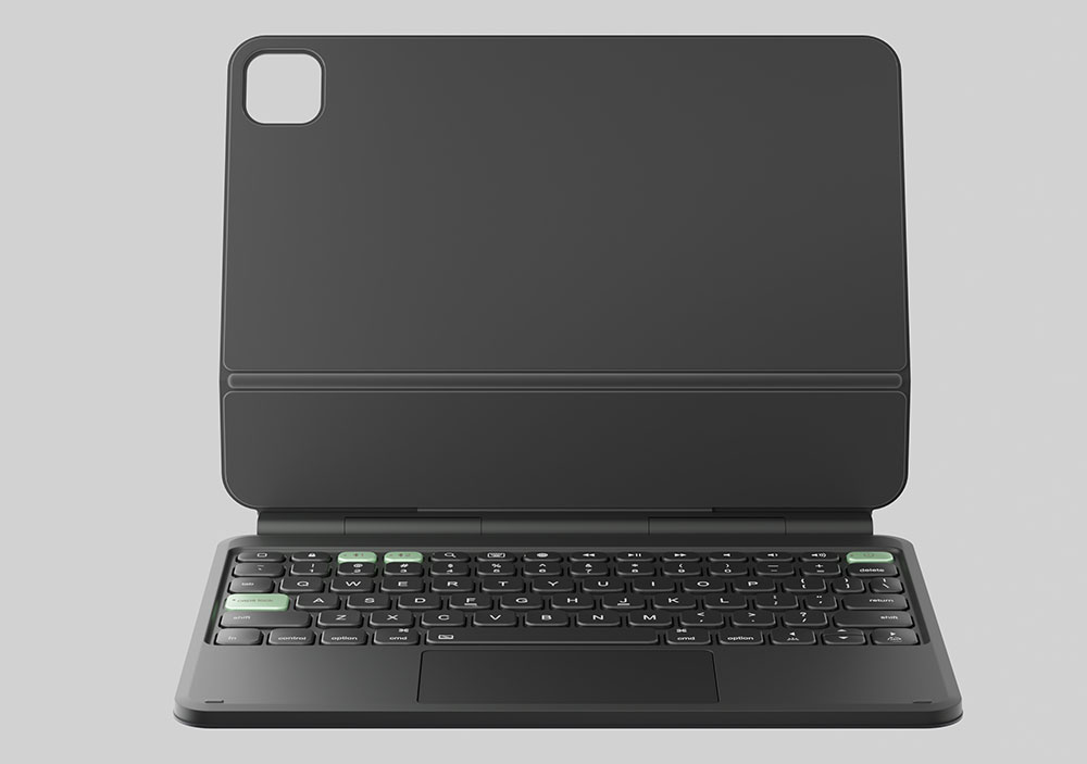 Laudtec Aluminum Magic Keyboard for Apple Magnetic Key Board Customize Language Layout for iPad Pro 11 13 Pouce M4 M5 Pbk350 Wholesale OEM/ODM/Private Label