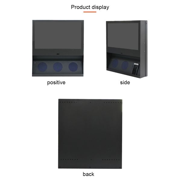 Wall Mounting LCD Advertising Mobile Phone Charging Kiosk Wireless Charging 18.5 Inch