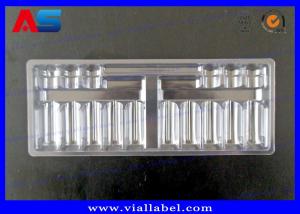 On Sale ! Transparent 10 2ml Vials PET Plastic Blister Tray packaging Free