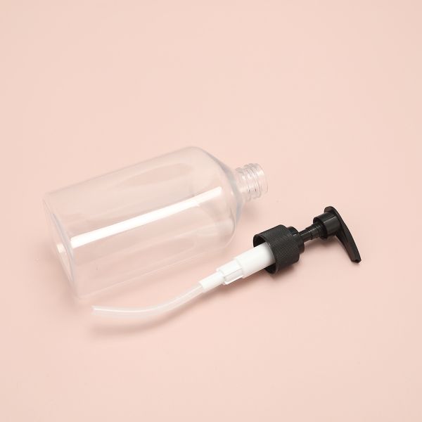 Cosmetics PET Pump Bottle Featuring Screw Cap Sealing Type Suitable for Dispensing Skincare and Haircare Products
