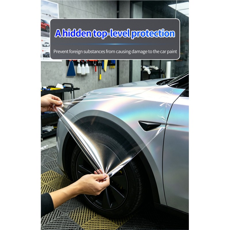 7.5mil TPU PPF Film Stretchable UV Proof Waterproof Removable Car Protection with Solvent Resistant Coating