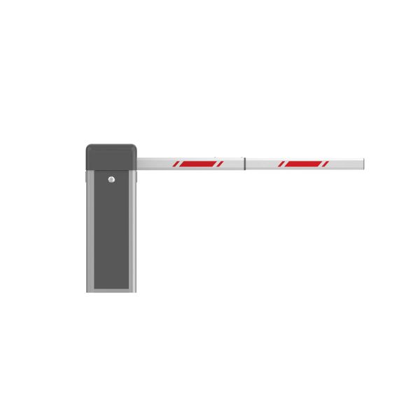Silver Automatic Boom Barrier Stainless Steel with DC Brushless Motor IP54