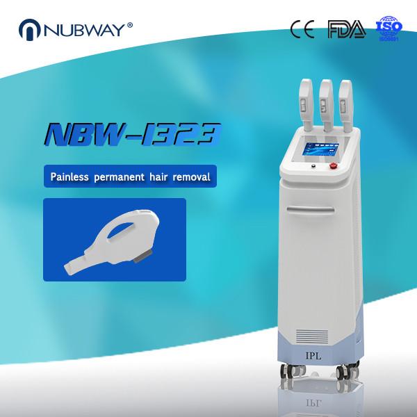 Factory Price Vertical 3 handles Elight Laser IPL Hair Removal skin tightening Machine