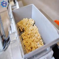 Linha de produção de macarrão instantâneo frito em pequena escala de aço inoxidável