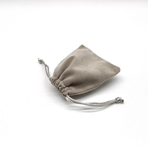 Small Dice Earring Necklace Gift Jewelry Velvet Dust Packaging Pouch Drawstring Suede Bag