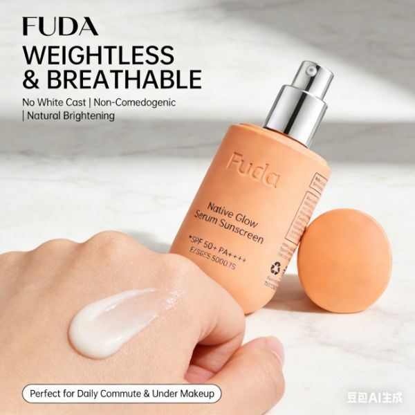 Titanium Dioxide Based Native Radiance Sunscreen 3-in-1  Sun Protection