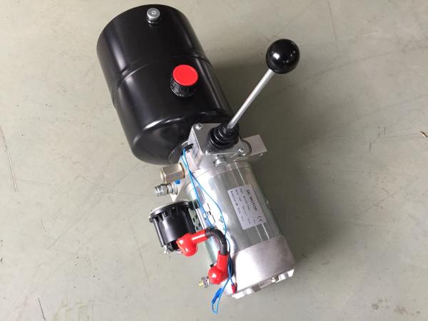 Forklift Single Acting Mini 12vdc Hydraulic Power Packs With Steel Tank