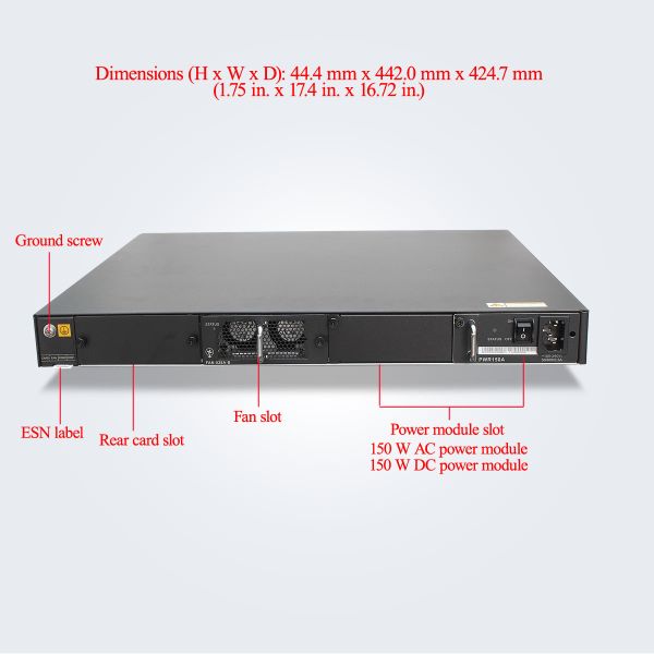 Campus S5700 Series Ethernet Switches S5720-36C-EI-AC 4k VLAN AC Power Supply