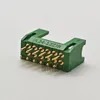 Jl24-12zjb 12-Pin Straight PCB Socket Rectangular Aviation Connector for Industrial Control Systems.