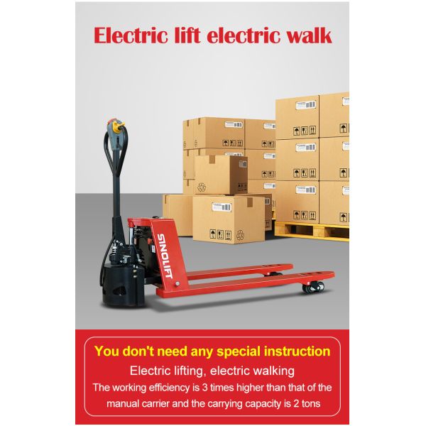 SINOLIFT ET20 Lithaum Battery Electric Hydraulic Pallet Truck