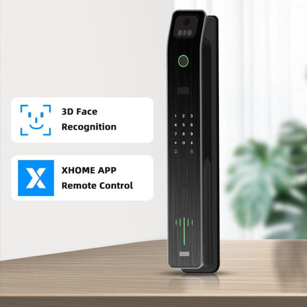 3D Face Recognition Smart Camera Door Lock Biometric With Tuya App