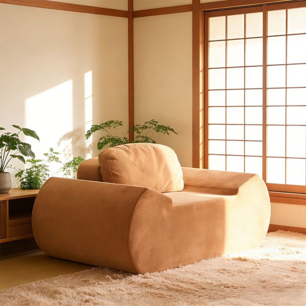 Compressed Lazy Sofa In A Box For Hot-Selling Movable Simple And Comfortable Dumpling Tatami Single Recliner