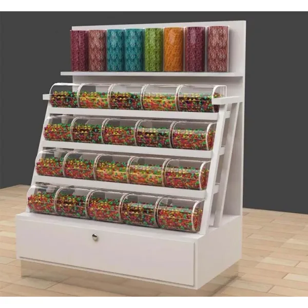 Fábrica Display Rack de tiendas personalizadas Display Rack comercial de dulces