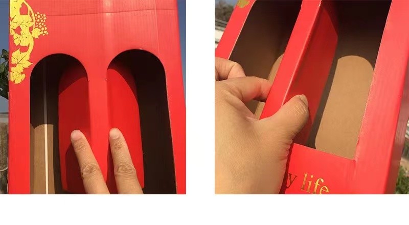 сумки упаковочной бумаги подарка яркого блеска сумок вина 120Gsm 150Gsm 170Gsm Kraft бумажные