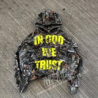 Service OEM Pullover personnalisé avec capuchon Full All Over Camouflage Imprimé Capuchon français Terry
