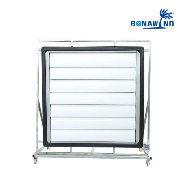 Grande ventilador de resfriamento de ar de circulação de escape industrial de lâmina de alumínio ventilador de criação de aves de capoeira