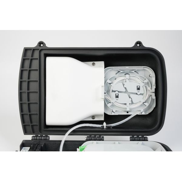 GFS-8A-X Pre-connectorized FTTH Terminal Box 8 Cores Fiber Optical distribution Closure IP 68 FDB 281.4*177*108.8mm