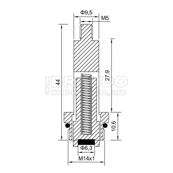 Автомобильные части плунжера Armature соленоида регулятора редуктора LPG CNG