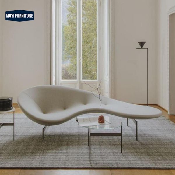 Leisure Chair Nordic Designer Minimalist Fashion Casual Edamame Creative Simple Hotel Casual Glass Fiber Reinforced Plastic Pea Lounge Chair