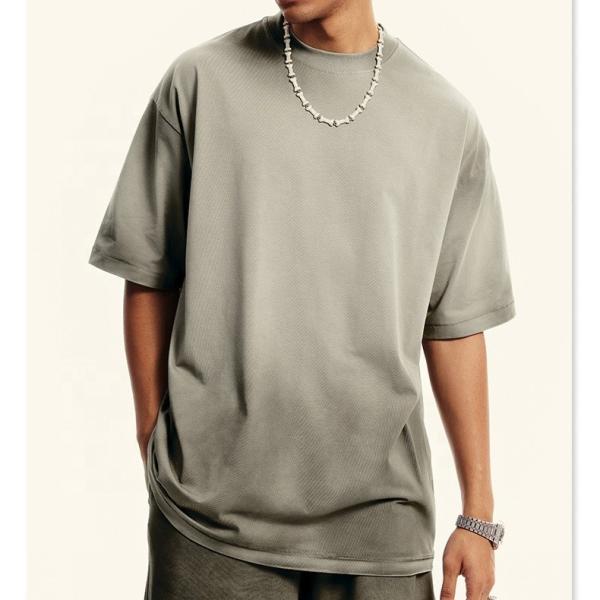 Homens branco Mock Neck T-Shirts 230 gramas Peso de tecido Secagem rápida e arrefecimento roupas de rua