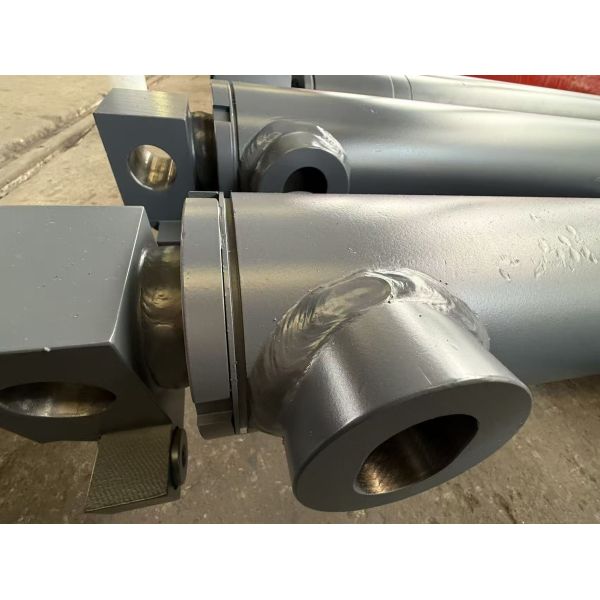1560mm Stroke Hard Chrome Plated Telescopic Cylinder With Grey Painting ODM OEM