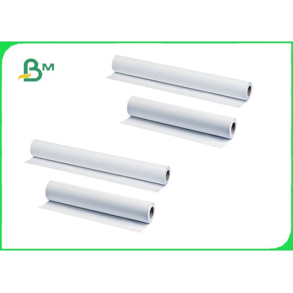 Reliable 20# CAD Plotter Bond Paper Roll For Inkjet Printers 2 Core