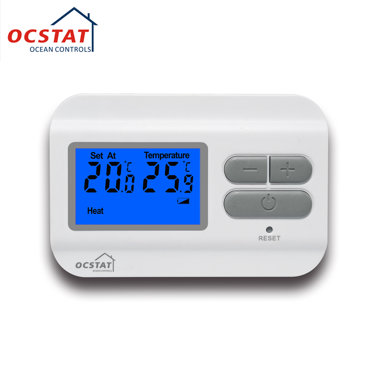 Riseem Digital Household DC 230V ABS Электронный ЖК-дисплей Комната управления отоплением Непрограммируемый термостат