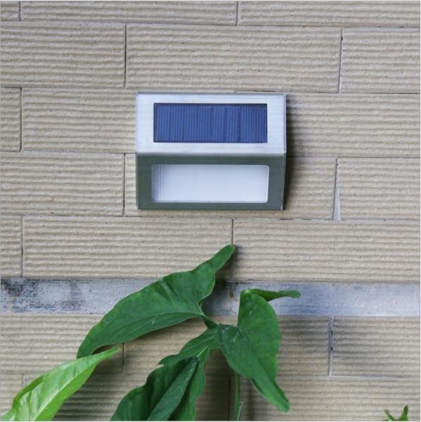Daylight Sensor Solar Stainless Steel  LED Stair Light Solar Wall Light Solar Step Light