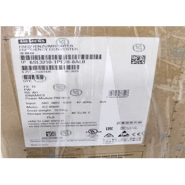 6SL3210-1PE28-8AL0 Siemens Redundant Power Supply Module G120 POWER MODULE